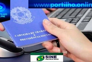 👉✍😳👊🤙🤔😳🛠⚒🔧⚙🔩👏 Portilho.online informa… Vagas de Emprego SINE Patrocinio MG