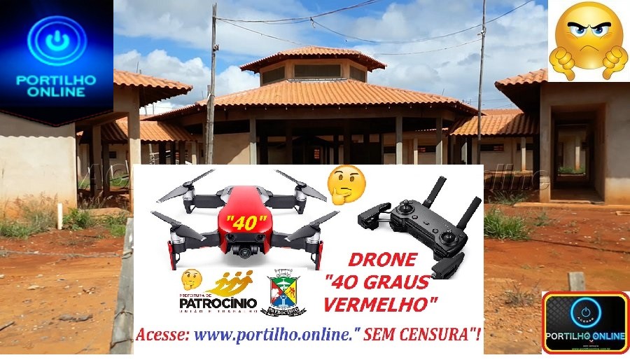 O “DRONE 40 GRAUS VERMELHA” poderia sobrevoar também o posto de saúde do bairro jardim sul e adjacentes.