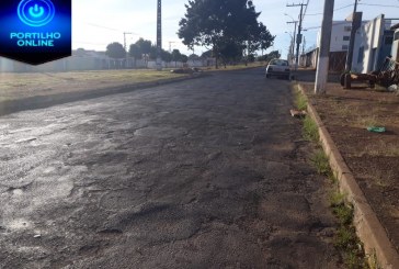 Moradores do bairro morada nova reivindicam que administração também refaça o asfalto do bairro, e a sinalização