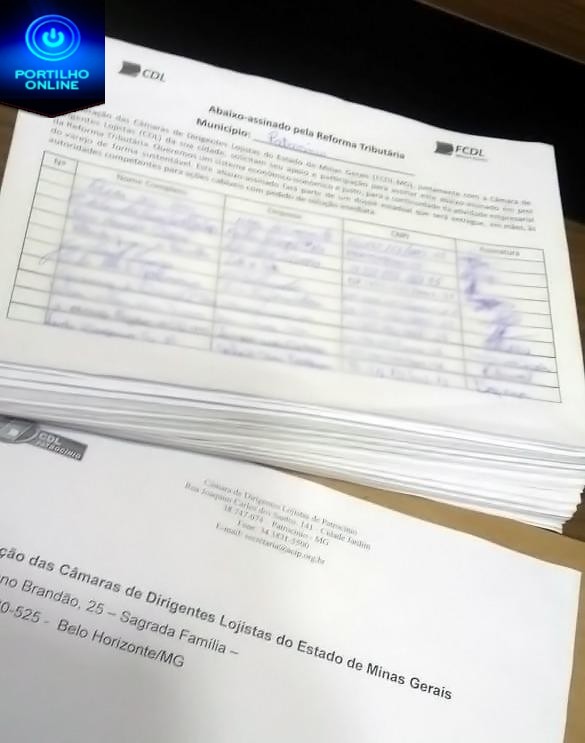 Mobilização das ACIP/CDL resulta em 743 assinaturas em abaixo-assinado pela Reforma Tributária