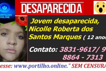 Jovem desaparecida, Nicolle Roberta dos Santos Marques ( 12 anos)