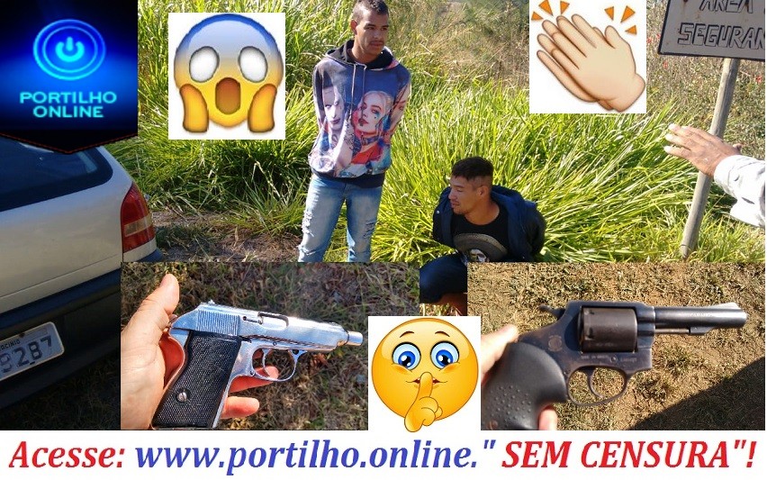 PENITENCIARIA  SEGURA!!! “ESCOLTADORES” DE PRESO, FORAM PRESOS E DUAS ARMAS APREENDIDAS.