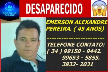 DESAPARECIDO!!! EMERSON ALEXANDRE PEREIRA. ( 45 ANOS)
