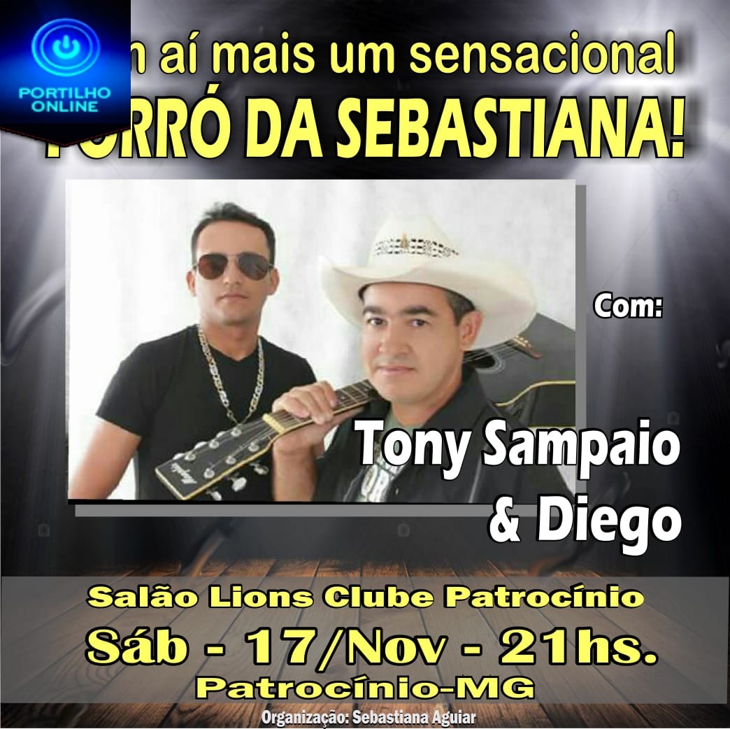 FORRÓ DA SEBASTIANA!!! No lions clube dia 17 de Novembro as 20:00 horas.