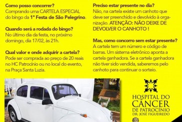 VOCÊ PODE AJUDAR!!!  FESTA EM LOUVOR A SÃO PELEGRINO NA PRAÇA SANTA LUZIA. TODA A RENDA EM PROL DO HC.