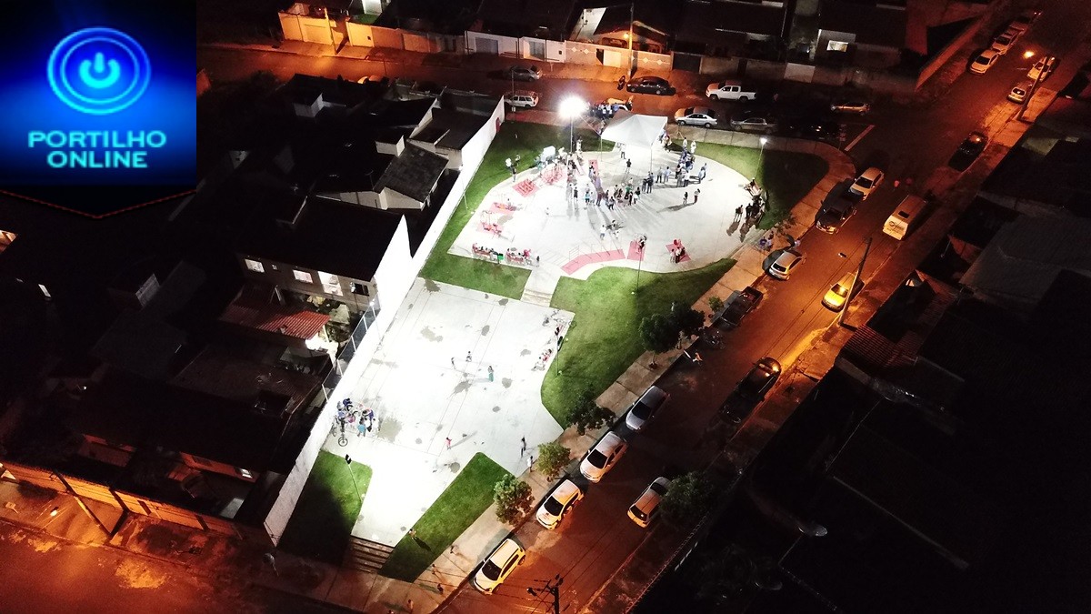 Governo Municipal inaugura Praça no Bairro Jardim Ipiranga