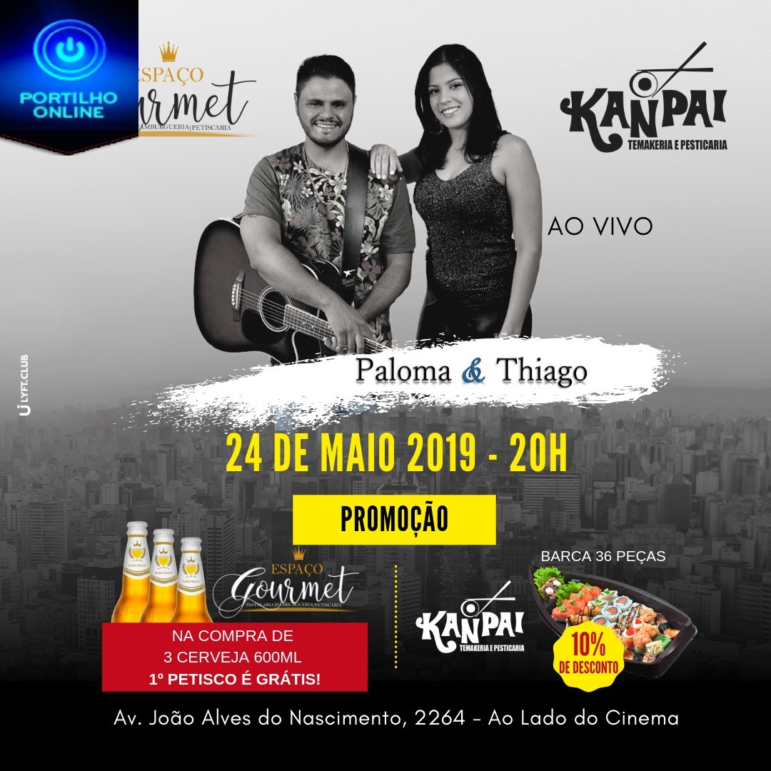 SHOW AO VIVO! ESPAÇO GOURMET E KANPAI