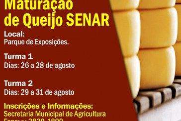 Secretaria de Agricultura promove curso de maturação de queijo