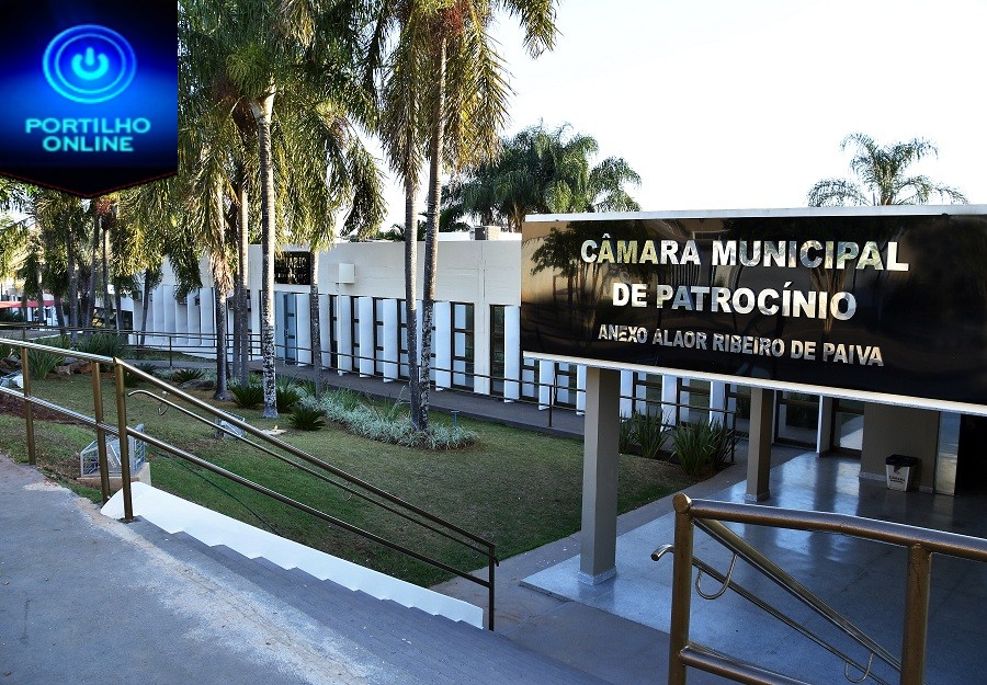 CÂMARA INFORMA… A Câmara Municipal de Patrocínio realiza na próxima quarta-feira, às 19h, sua última sessão solene de 2019. 40ª REUNIÃO ORDINÁRIA
