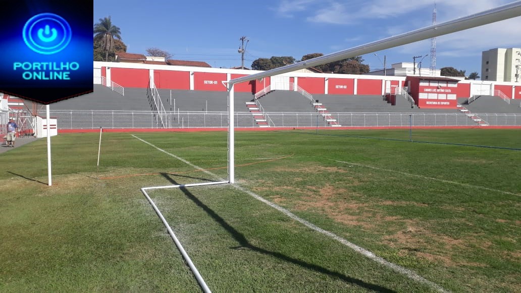 Estádio Municipal Júlio Aguiar passa por ampla reforma