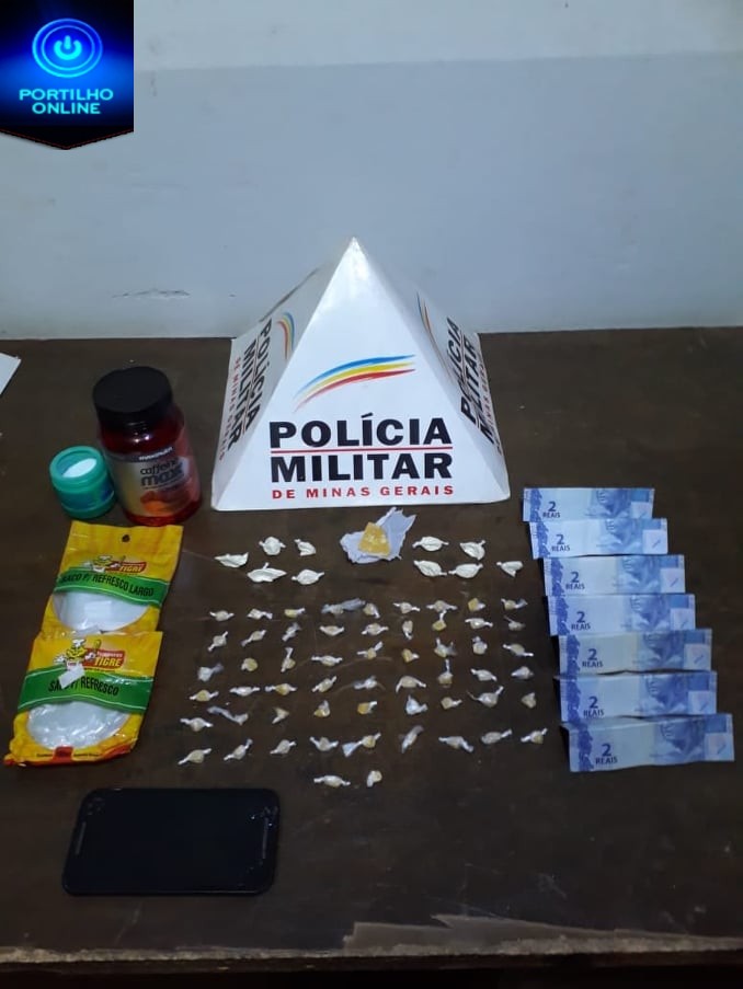 Polícia Militar prende autor de trafico de drogas em Patrocínio