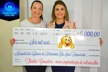 Micropigmentadora realiza campanha e doa R$ 6.000,00 ao HC Patrocínio