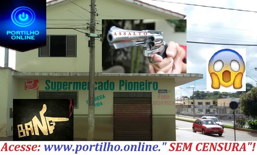 👉🎞💰💷💶🛒💸 🚓🚔😱😠Assalto! Perdeu! Comerciantes de Guimarânia também foram assaltados ás 05h00min da manhã.