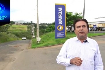 Vereador e Secretário Alcides Dornelas vai lutar pela melhoria desta importante estrada municipal.