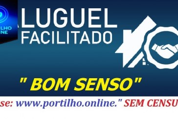  👉🤑💴🙄🤔⚖ALUGUÉL! Portilho… Tudo bem Faz uma matéria sobre aluguel, senão meio Patrocínio vai quebrar.