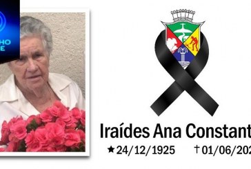 👉😷🤧⚰🕯🌡💉NOTA DE FALECIMENTO!!! Morreu hoje dia, 01/06/2020 Iraídes Ana Constantino (94 anos).