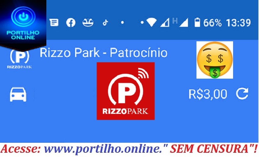 👉🤨😱🚔🚨🤔🙄💰💸💷 RIZZO PARKING. Aí vereadores e demais autoridades do SESTRAN isso aí é roubo!