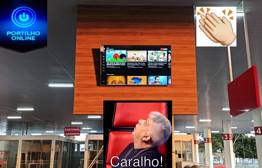 👉👍👏📲📺TERMINAL RODOVIÁRIO DE PATROCINIO AGORA TEM TV-65 POLEGADAS SMART.