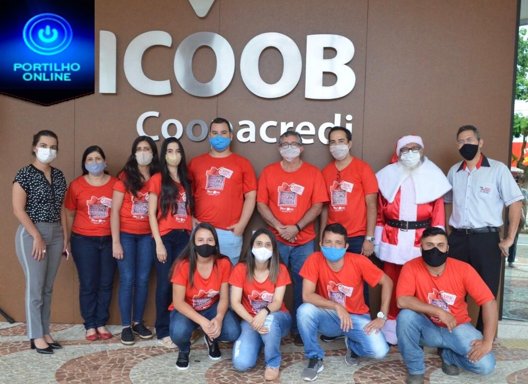 *ACIP/CDL realizam sorteio da campanha “Natal Mais Que Presente” na sede do Sicoob Coopacredi.*