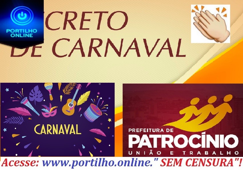 SEM MÁSCARAS DE CARNAVAL!!! 👉⚖🎉🎊👍👏👏👏👏👏DECRETO N.º 3.816 DE 29 DE JANEIRO DE 2021. Fica cancelando os feriados dos dias 15 e 16 de Fevereiro – Carnaval, e do dia 17 de Fevereiro – quarta-feira de Cinzas.