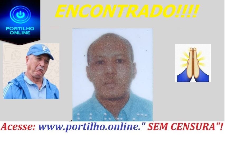 👉👏👍👊🚔🚨🤔🧐👍FOI ENCONTRADO!!!!!!!! Nome: Pedro Henrique de Oliveira Idade: (42 anos).