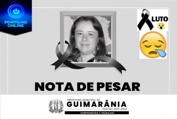 👉😭🕯😪⚰😥💉🌡🙏A Prefeitura Municipal de Guimarânia, manifesta seu pesar pelo falecimento da servidora municipal Jaqueline Reis Caixeta Giroto