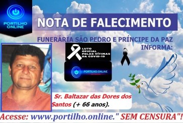 👉😔⚰🕯😪👉😱😭😪⚰🕯😪NOTA DE FALECIMENTO…Faleceu  o Sr. Baltazar das Dores dos Santos ( + 66 anos vulgo Tizaka).… FUNERÁRIA SÃO PEDRO E VELÓRIO PRINCIPE DA PAZ INFORMA…