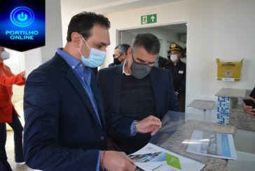 Vice-governador Paulo Brant visita HC Patrocínio e presidente solicita verbas para custeio e para obra em andamento