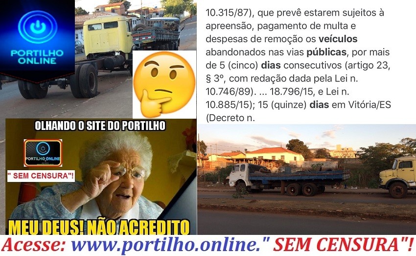    👉⚖🚔🚨😱🤔😠👊Olha aí Portilho… Isso é uma vergonha nem sinalização o caminhão tem Av serra negra Guimarânia.