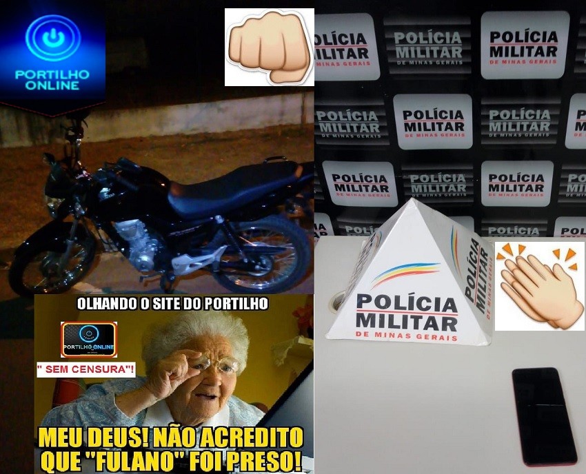 👉🚨🚔⚖⛓🧐😮⚰🕯🔫OCORRÊNCIAS POLICIAIS… Polícia Militar prende autor por furto.