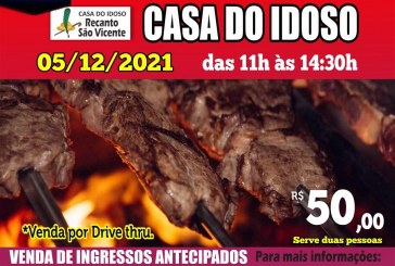 👉👍🙏👏🤙🍴🍗🍖🥩🍟23º CHURRASCADA DA CASA DO IDOSO, DIA 05/12/2021- LOCAL: PARQUE DE EXPOSIÇÕES- PATROCINIO.