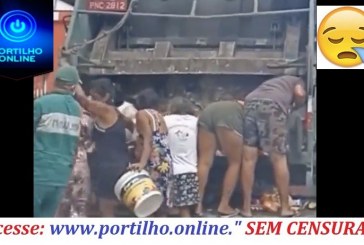 👉😔😱🤔😔😪😭Vídeo mostra moradores de Fortaleza procurando comida em caminhão de lixo; assista