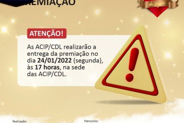 👉👊✍👍👏👏👏ACIP/*CDL INFORMA….ACIP/CDL realizarão entrega da premiação da campanha “O Melhor Natal da Região”