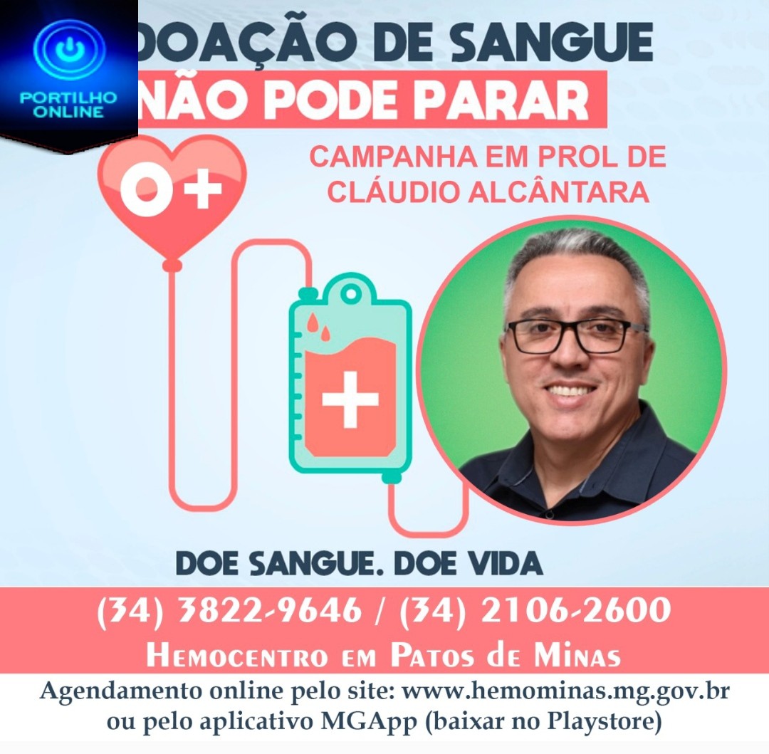 👉LEUCEMIA…Professor Cláudio Alcântara, ELE ESTÁ PRECISANDO DE QUALQUER TIPO DE SANGUE👉🔬💉 