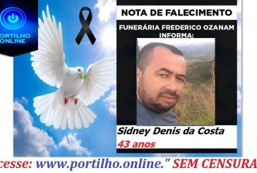👉 😔⚰🕯😪👉😱😭😪⚰🕯😪 NOTA DE FALECIMENTO…Faleceu Sidney Denis da Costa 43 anos…FUNERÁRIA FREDICO OZANAM INFORMA…