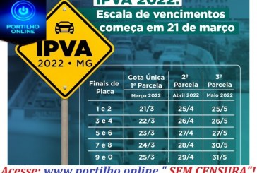 👉😡🚔🚦💴🚧😠💵😱Governo de Minas divulga escala de vencimentos do IPVA 2022