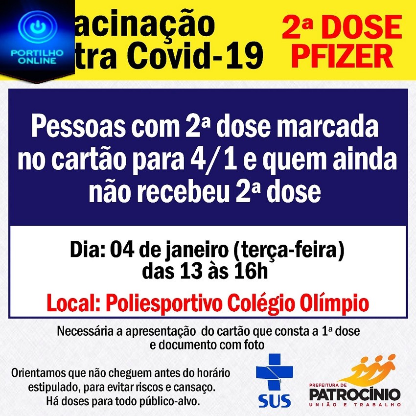 💉💉💉💉💉🌡🤧😷👍 VACINAÇÃO 2ª DOSE PARA HOMENS E MULHERES . LOCAL POLIESPORTIVO DO OLÍMPIO>