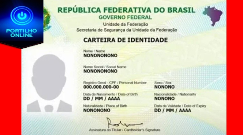 👉👏✍👊🤜👏🤛👍UNIFICAÇÃO PELO CPF Governo federal lança nova carteira de identidade nacional