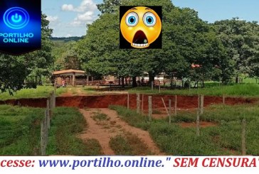 👉🧐😱😳🤜👊🤛👍Terra se abre em buraco gigante na zona rural de Vazante