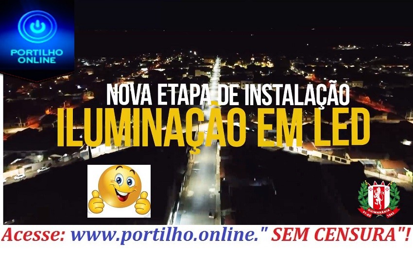 👉👍👏👊🔦💡🔌ILUMINADA!!! Nova etapa de instalação de lâmpadas de LED está concluída em Guimarânia.