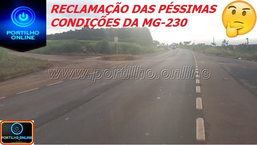 👉➡🚧🚦😡😠👎👊🚜🚚🚛🚕🚗RECLAMAÇÃO DA PÉSSIMA SITUAÇÃO DO TREVO DA BR-365 COM A MG-230.