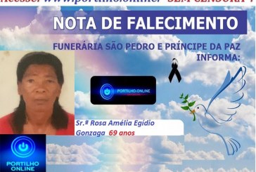 ⚰🕯😪👉😱😭😪⚰🕯😪 NOTA DE FALECIMENTO… Faleceu em Patrocínio-MG a Sr.ª Rosa Amélia Egídio Gonzaga aos 69 anos.… FUNERÁRIA SÃO PEDRO E VELÓRIO PRÍNCIPE DA PAZ INFORMA…