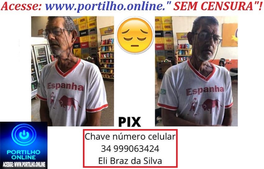 👉😭😪😔💳💷💶🔬💊💉🌡😧ESTOU PASSANDO “ DIFICULDADES”!!!   O (CHAPA ELI) pede ajudar para tratamento de câncer.