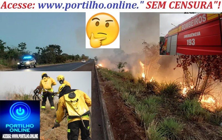 👉😱🚒🔥🔥🔥É FOGO!!! 👉🚒🚓🚑🚔🚨🚀👁🔛🤧 ROMEIROS ATEIAM FOGOS AS MARGENS DA BR-365, OS BOMBEIROS, ATÉ A VIATURA PEGOU FOGO??!?!? CÚUUMÉQUÉ??!!