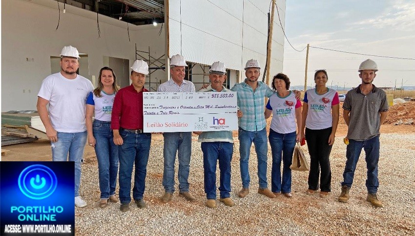 👉🤙👏✍🙏🤝HC Patrocínio recebe cheque recorde de mais de R$ 388 mil do 5º Leilão Solidário realizado pela LC Agronegócios