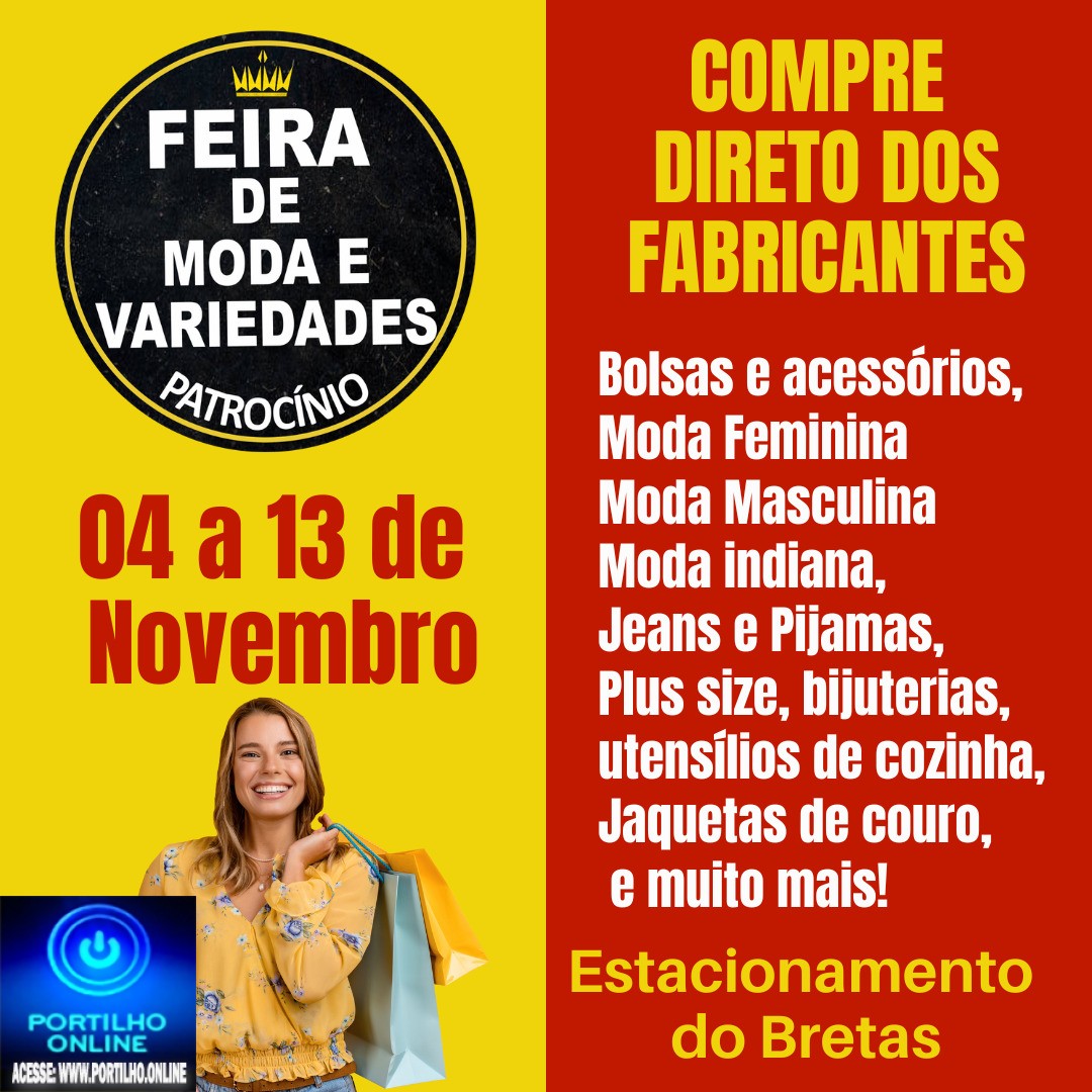 👉👍👏☂👓💼👜👛👟👞🧦👠👢👗👔👖🧥👚👘👙A FEIRA DE MALHAS ESTÁ DE VOLTA!!! DO DIA 04/11 Á 13/11/2022 !!!! NO ESTACIONAMENTO DO BRETAS!!!