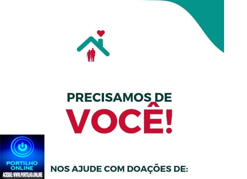 👉✍👍👏🤙🧐🤔Portilho,  para nós por favor. Gostaríamos que nossos amigos e parceiros da Casa do Idoso, pudessem nos ajudar, estamos precisando muito.