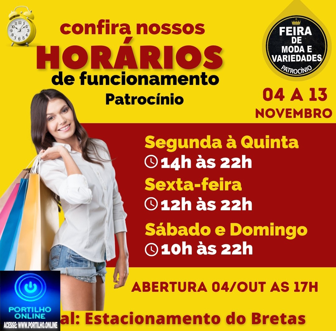 👍🕯👗👔👖🧥👕👠👛👜💼⏰⏲⏱🕰👉 HORÁRIO DE FUNCIONAMENTO DA FEIRA DE MALHAS