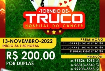 👉✍TORNEIO DE TRUCO!!!  🫵🏼🎱🏆📌🔝TODA A REDNDA SERA EM PROL DO HOSPITAL DO CÂNCER!!! DIA, 13 DE NOVEMBRO NO CENTRO PADRE DAMIÃO NO BAIRRO  NA MATINHA