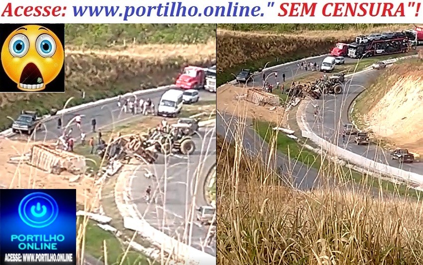 😪 ATUALIZANDO…ASSISTA AOS VIDEOS…😔😭😱🚔🚓🚑🚨🕯⚰🚛🚚🚒🚑ACIDENTE !!!  Motorista de caminhão quase morreu ente as ferragens na hora nas curvas assassina da descida da Serra da Catiara (BR 146!!!!